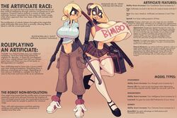 1futa 1girls android big_penis breasts bulge carbon_pink clothed clothing duo erection female fully_clothed futanari gun huge_breasts human humanoid humanoid_penis jack_cayless light-skinned_female light-skinned_futanari light_skin mostly_clothed pale_skin penis penis_in_thighhighs robot robot_girl shoes skirt sneakers standing text thighhighs underboob weapon rating:Explicit score:149 user:justausername