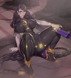 1girls absurd_res absurdres alternate_ass_size alternate_body_type alternate_breast_size arm_support arttoru ass ass_bigger_than_head ass_visible_through_thighs bayonetta bayonetta_(character) bayonetta_3 big_ass big_breasts black_hair blue_eyes boots braid braided_hair breasts breasts_apart breasts_bigger_than_head busty butt butt_bigger_than_head closed_mouth clothed clothing curvaceous curves curvy curvy_body curvy_female curvy_figure curvy_hips ear_piercing earrings ears eyebrows eyelashes eyes fat_ass fat_butt female female_focus female_only firearm full_body glasses gun handgun hartman_hips hi_res high_resolution highres hips hourglass_figure huge_ass huge_breasts huge_butt huge_thighs large_ass large_breasts large_butt large_thighs lips lipstick long_braid looking_at_viewer massive_ass massive_breasts massive_butt massive_thighs nipple_bulge nose revolver round_ass round_breasts round_butt round_ears round_eyewear round_glasses slim_thick slim_waist smile solo solo_female solo_focus thick thick_thighs thighs_bigger_than_head thunder_thighs thunderthighs very_long_braid very_long_hair weapon white_body white_skin white_skinned_female wide_hips rating:Explicit score:209 user:The_Realistic