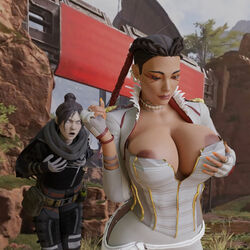 2girls angry angry_face apex_legends artist_request breast_comparison breast_expansion breast_grab breast_size_difference breasts breasts_exposed breasts_out breasts_shrinking female female_focus female_only growth haptick loba loba_(apex_legends) loba_andrade multiple_girls sfm size_comparison size_difference wraith_(apex_legends) rating:Questionable score:136 user:AlexRedwee