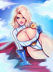 big_breasts blonde blonde_female blonde_hair blue_eyes breasts busty cleavage dc dc_comics huge_breasts kara_zor-l karen_starr power_girl solo superheroine superman_(series) tagme theartofmathew rating:Questionable score:236 user:Hantise