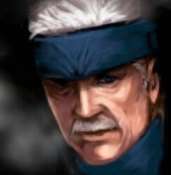  face lowres metal_gear metal_gear_(series) metal_gear_solid metal_gear_solid_4 nko old_snake  rating:safe score: user:bot