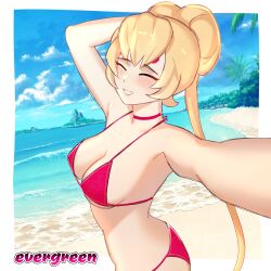  bikini brawl_stars charlie_(brawl_stars) evergreen evergreen_(artist) summer  rating:explicit score: user:bot