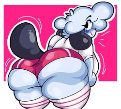 big_ass big_breasts canine debbie_(lewd_dorky) dork_boi female furry huge_ass lewd_dorky tagme thick_thighs wide_hips rating:Questionable score:22 user:Rapattack12