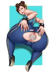 1girls abyssdagon after_anal alternate_version_available anus big_ass big_butt bubble_ass bubble_butt capcom chun-li cum cum_in_ass cum_inside female gaping gaping_anus high_heels huge_ass large_ass looking_back solo spread_ass street_fighter street_fighter_alpha rating:Explicit score:290 user:SpDagon