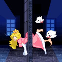 angry angry_face angry_sub animated boo_(mario) clothed damsel_in_distress feet foot_fetish high_heels jayakun kicking mario_(series) pixel_animation pixel_art princess_peach struggling stuck_in_wall sweatdrop through_wall unhappy_female rating:Questionable score:33 user:VelmaFan