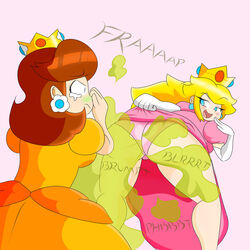 big_ass big_butt brap bubble_ass bubble_butt fard fart fart_fetish female female_only mario_(series) nintendo princess_daisy princess_peach protorepulsive repulsiveproto seductive seductive_smile sex smelly_ass yuri rating:Explicit score:49 user:jl96