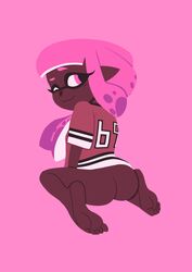 ass_out dark-skinned_female freeglass inkling inkling_girl iseenudepeople jersey nintendo pink_eyes pink_hair simple_background splatoon tentacle_hair winking winking_at_viewer rating:Explicit score:27 user:Emalenotrequired