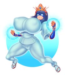 1girls akiranime ass breasts crown cyborg huge_ass huge_breasts looking_at_viewer mask mechanical_arm solo the_ninja_warriors thick_thighs thin_waist voluptuous wide_hips yaksha_(ninja_warriors) rating:Questionable score:44 user:Vardigiil