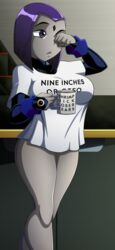 dc dc_comics edit female female_only forehead_jewel grey_skin purple_eyes purple_hair rachel_roth raven_(dc) ravenravenraven small_penis_humiliation t-shirt teen teen_titans tshirt rating:Explicit score:208 user:Forsphpornonly