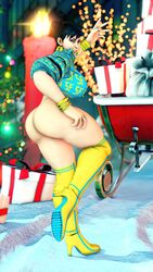 2021 3d absurd_res ass athletic athletic_female bare_midriff big_ass big_breasts boots bracelet breasts brown_eyes brown_hair bubble_butt busty cacpom capcom christmas chun-li chun-li_(cover_girl) cleavage crop_top earrings female female_focus female_only g-string hourglass_figure large_breasts long_hair makeup nail_polish navel repinscourge skimpy skimpy_clothes sleeves_rolled_up solo street_fighter street_fighter_v tagme thigh_boots tied_hair toned toned_female wide_hips rating:Questionable score:42 user:rohald