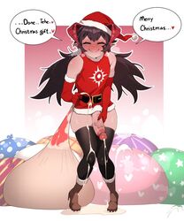 1boy ain(in) big_ass bottomless christmas condom cum cum_in_condom demon_king demon_king_(in) elbow_gloves erection excessive_cum femboy gloves humanoid hung_trap male male_only masturbation multiple_condoms solo standing thighhighs rating:Explicit score:176 user:gwmatt