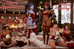 3d 6girls abs absurd_res ana_amari apex_legends athletic_female babydoll big_breasts black_hair blizzard_entertainment bodysuit bra braided_hair brigitte brown_hair choker christmas christmas_lingerie christmas_outfit christmas_tree cleavage crossover dark-skinned_female ear_piercing feline fit_female freckles g-string gift high_heels large_breasts large_filesize light-skinned_female lingerie loba loba_(apex_legends) loba_andrade long_hair medium_breasts muscular_female navel_piercing nemesis_3d overwatch panties pharah ponytail purple_hair purple_skin pussy red_hair red_lingerie red_stockings shaved_pussy shiny_skin short_hair small_breasts sombra stockings tattoo thick_thighs thighhighs thong twin_braids two_tone_hair underwear upskirt vulva wide_hips widowmaker rating:Questionable score:199 user:xplosive93