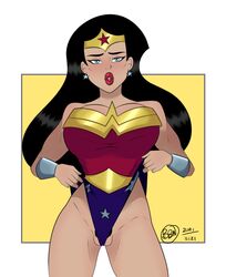 1girls 2021 bunbunmuffinart busty dc dc_comics diana_prince female female_focus female_only hourglass_figure makeup solo tagme wide_hips wonder_woman wonder_woman_(series) rating:Explicit score:44 user:rohald