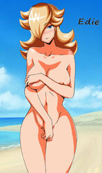 1girls alternate_breast_size areola areolae big_breasts blonde_hair blue_eyes blush breasts covering_breasts edie_(artist) ediiee female hair_over_one_eye large_breasts light-skinned_female light_skin long_hair mario_(series) naked navel nintendo nipples nude nude_female princess_rosalina smile solo thighs rating:Explicit score:10 user:Redguy7