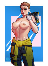 8botfunpunch areolae breasts female female_only finka_(rainbow_six) rainbow_six rainbow_six_siege solo tagme topless rating:Explicit score:138 user:Merc_5