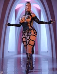 3d curvy dominant_female huge_breasts milf mortal_kombat mortal_kombat_11 netherrealm_studios rude_frog sindel twindel rating:Explicit score:145 user:Blueblaster69