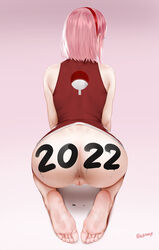 1girls 2022 alternate_version_available anus artist_name ass ass_focus back_view bare_arms bare_shoulders barefoot big_ass big_butt bob_cut body_writing bodypaint boruto:_naruto_next_generations bottomless bubble_ass bubble_butt butt censored commentary_request curvaceous curvy curvy_figure dat_ass easonx feet female female_focus female_only foot_fetish foot_focus from_behind gradient gradient_background grey_background hairband highres huge_ass kneeling large_ass mature mature_female medium_hair milf mosaic_censoring naruto naruto_(series) new_year no_panties no_pants on_knees pale-skinned_female pale_skin pink_hair presenting_anus presenting_ass presenting_feet presenting_pussy pussy realistic red_hairband red_shirt sakura_haruno shirt short_hair shoulder_length_hair shounen_jump sleeveless sleeveless_shirt soles solo solo_female solo_focus text tight_clothing toes vagina voluptuous wide_hips rating:Explicit score:150 user:bot