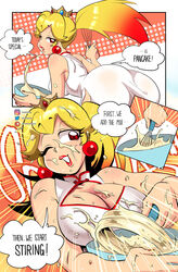 1girls ass breasts cleavage comic female female_only huge_ass huge_breasts mario_(series) nintendo princess_peach sasatseng solo solo_female super_mario_3d_world rating:Explicit score:89 user:Dragonballgt9999