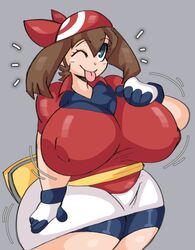 alternate_breast_size big_breasts breasts clothed clothing dork_boi female huge_breasts lewd_dorky may_(pokemon) nintendo pokemon solo tagme thick_thighs tongue tongue_out wide_hips rating:Questionable score:120 user:Rapattack12