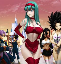 3boys 4girls aged_up big_breasts black_eyes black_hair blue_eyes blue_hair bra_(dragon_ball) bra_briefs breasts cabba caulifla cleavage dragon_ball dragon_ball_gt dragon_ball_super dragon_ball_z elitenappa female female_saiyan fit fit_female hard_nipples kale large_breasts lifting_skirt long_hair male male_saiyan pan_(dragon_ball) revealing_clothes saiyan thick_thighs thighs trunks_briefs underboob underwear vegeta rating:Questionable score:296 user:moistlover