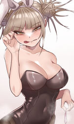 big_breasts blush breasts bunny_ears bunny_girl bunnysuit himiko_toga my_hero_academia sharp_teeth shiny_clothes shiny_hair shiny_skin skin_tight skindentation skinny slender_waist sticking_out_tongue tongue_out zd_(pixiv6210083) zx623723 rating:Explicit score:442 user:lojo312