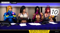 3d 4girls adeptusinfinitus angry bikini blender bodysuit breasts choker cleavage curious elbow_gloves final_fantasy final_fantasy_vii glowing_eyes horns horny italian_senate_hack meme metroid mileena mortal_kombat original_character samus_aran shocked sinia succubus succubus_horns tifa_lockhart xps rating:Questionable score:187 user:AdeptusInfinitus