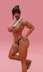 1girls 3d athletic blizzard_entertainment dark-skinned_female dark_skin egyptian fareeha_amari female female_only fit_female human nude overwatch pharah pinup solo tanuking3d rating:Explicit score:45 user:Bleachbunny