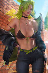 ass_visible_through_thighs big_breasts hourglass_figure league_of_legends riot_games sakimichan thick_thighs zeri_(league_of_legends) rating:Explicit score:112 user:The_Realistic