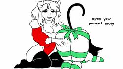 2girls animated ass ass_focus ass_up christmas emmpy horns large_ass looking_at_viewer naughty_face nine_(emmpy) present tagme thick_ass thick_thighs thighhighs video voluptuous rating:Questionable score:152 user:Derpinasex