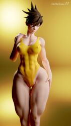 1girls 3d abs athletic_female big_breasts blender breasts female female_only human ide large_breasts looking_at_viewer muscles muscular muscular_female nipple_bulge overwatch pussy solo the_blue_widow33 tracer rating:Explicit score:164 user:justausername