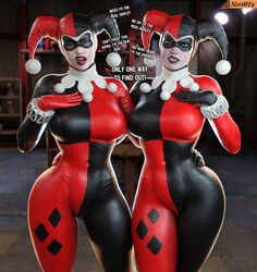 2girls 3d athletic athletic_female batman_(series) big_ass big_breasts bottom_heavy breasts bust busty chest clown_girl curvaceous curvy curvy_figure dc dc_comics eyebrows eyelashes eyes female female_focus fit fit_female hair harleen_quinzel harley_quinn harley_quinn_(classic) harley_quinn_(suicide_squad_game) hips hourglass_figure huge_ass huge_breasts injustice_2 large_ass large_breasts legs light-skinned_female light_skin lips mature mature_female slim slim_waist smitty34 suicide_squad:_kill_the_justice_league text thick thick_hips thick_legs thick_thighs thighs top_heavy villain villainess voluptuous voluptuous_female waist wide_hips rating:Explicit score:364 user:SILV3RBACK