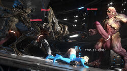 3d 3d_(artwork) 3monsters alien_(franchise) ass_up bethesda_softworks big_ass big_breasts bimbo blonde_hair cock_ring cum cum_on_floor cum_on_penis cum_string deathclaw doom english_text erection fallout hands_and_knees hell_knight_(doom) huge_cock icedev looking_up male_deathclaw_(fallout) metroid monster monster_cock monsters nintendo on_floor penis ripped_clothing samus_aran testicles text white_skin xenomorph zero_suit zero_suit_samus rating:Explicit score:59 user:acrylic_alloy