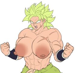 1girls big_breasts big_nipples broly broly_(dragon_ball_super) detnox dragon_ball dragon_ball_super female female_only legendary_super_saiyan muscular muscular_female rule_63 scar solo super_saiyan rating:Explicit score:84 user:NikoNikoNill