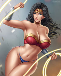 1girls big_breasts bikini_bottom breasts dc_comics diana_prince female female_only flowerxl large_breasts solo wonder_woman wonder_woman_(series) rating:Explicit score:150 user:justausername