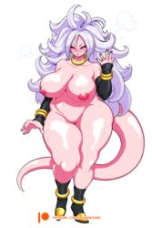 android_21 big_breasts black_nail_polish bunkwizard dragon_ball dragon_ball_fighterz majin_android_21 milf monster_girl plump sweat tail thick_thighs variant venus_body wedding_band wedding_ring wide_hips rating:Explicit score:217 user:Thotami