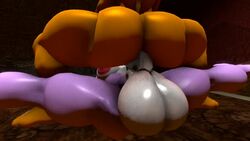 1boy 1futa 3d animated anthro big_balls big_breasts big_penis blaze_the_cat cum cum_in_ass cum_inside female_on_bottom five_(artist) futa_on_male futanari male sonic_(series) sound source_filmmaker tagme tails video rating:Explicit score:83 user:Big_booty_tails