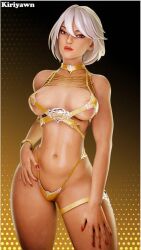  aphrodite_(fortnite) breasts curvy fortnite fortnite:_battle_royale goddess kiriyawn seductive sexy tanned_female tanned_skin white_hair wide_hips  rating:explicit score: user:bot