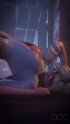 1boy 1boy1girl 1girl1boy 1girls 3d animated areola boobs cleavage clothed clothing low_res lowres mercy missionary_position mp4 nipple oil overwatch qoc_(artist) short_playtime sound tagme video rating:Questionable score:36 user:deleted7231