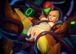 1girls absurd_res armor armored_samus beauty_mark blonde_hair blue_eyes breasts clitoral_hood clitoris helmet helmet_with_visor hi_res imminent_penetration imminent_sex john_doe large_breasts long_legs metroid metroid_(creature) mole mole_under_mouth ponytail pussy restrained samus_aran solo spread_legs tentacle tentacle_sex torn_clothes varia_suit varia_suit_helmet vulva zero_suit rating:Explicit score:166 user:Thotami