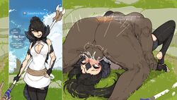 1boy 1girls 2022 69_position all_the_way_to_the_base au_ra backsack balls balls_deep balls_on_face balls_on_nose balls_smothering_nose bangs black_hair blowjob blush breasts cleavage clothed_female_nude_male cloud commission confident crying cum cum_in_mouth dark-skinned_male dark_skin deepthroat defeated defeated_heroine dialogue domination dress english_text eyebrows eyelashes eyeshadow face_fucking fellatio female final_fantasy final_fantasy_xiv fingerless_gloves forced forced_oral fucked_silly gameplay_mechanics grass hair_over_one_eye hand_on_hip hetero hips horns instant_loss instant_loss_2koma interracial irrumatio large_breasts large_penis larger_male light-skinned_female light_skin long_hair male maledom nude nude_male on_ground open_mouth oral oral_mating_press oral_sex outdoors outside pale-skinned_female pale_skin penis pinned pinned_down ponytail rape sapphira_nyx scales shuuko size_difference slim_waist smaller_female smile smug smug_face square_enix staff stirrup_legwear stone tail tears tears_in_eyes testicles text thick_thighs thighs throat_swabbing tied_hair uncensored wide-eyed wide_hips xaela yellow_eyes rating:Explicit score:514 user:Cero_Oscuras