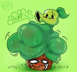  belly big_belly breaking cracking fat fat_fetish fetish flower-pot_(pvz) flower_pot obese peashooter_(pvz) plant plants_vs_zombies popcap_games pot stomach whybro101  rating:explicit score: user:anobody0006