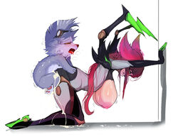 1boy 1boy1girl 1girls against_wall anthro anthro_penetrating big_breasts breasts_out costume cum cum_drip cum_inside defeat defeat_sex defeated doggy_style drool duo elise_kythera_zaavan female from_behind from_behind_position fucked_into_submission icek league_of_legends mounted rape riot_games rumble_(lol) size_difference sketch skin small_dom_big_sub super_galaxy_elise super_galaxy_series sweat yordle rating:Explicit score:103 user:1upGloria