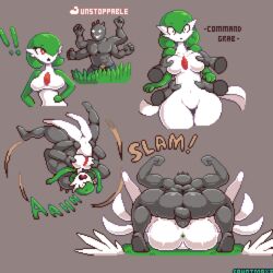 1boy 1girls 4_arms anthro anus backsack breast_grab breasts countmoxi english_text female gardevoir hi_res hip_grab interspecies machamp mating_press pokemon pokemon_unite pussy rape sex text thick_thighs thighs wide_hips rating:Explicit score:193 user:WatchTheLanguage