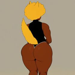 1boy afro ai_generated anthro ass big_ass big_butt black_clothing black_outfit blonde_hair canine canine_humanoid curly_hair curvaceous curvy dark-skinned_femboy dark-skinned_male dark_skin dat_ass femboy feminine_male furry furry_ears furry_tail gay gay_male girly huge_ass huge_butt large_ass large_butt looking_away male male_only nai_diffusion stable_diffusion tail thick thick_ass thick_thighs tight_clothing tight_fit victor_canine voluptuous whoram wide_hips rating:Explicit score:50 user:WhoRam