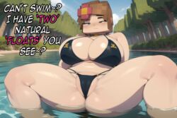 1girls ai_generated anthro big_breasts bikini daidouji_(artist) female_only jenny_belle_(slipperyt) minecraft solo solo_female rating:Explicit score:152 user:Rulesexy