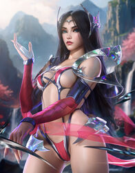 3d female irelia_xan league_of_legends light-skinned_female sevenbees solo solo_female rating:Explicit score:93 user:UpLoGT