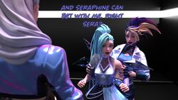 3d 3d_(artwork) 3girls akali blender blender_(software) blender_cycles blonde_hair blue_hair clothed erevos evelynn female_only gloves holding_another's_arm image_set jacket k/da_all_out_akali k/da_all_out_evelynn k/da_all_out_seraphine k/da_all_out_series k/da_series league_of_legends seraphine_(league_of_legends) skirt teal_hair two_tone_hair white_hair yellow_eyes rating:Questionable score:5 user:Erevos