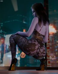 1girls 3d ass big_ass crouch female female_only high_heels lingerie night overwatch pose posing solo takerskiy thick_thighs widowmaker rating:Explicit score:220 user:Hamsterbacke1911