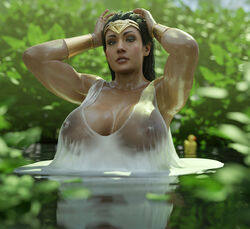 1girls 3d 3d_render amazon amazonian batesz big_breasts black_hair breasts dc dc_comics diana_prince female hi_res huge_breasts large_breasts long_hair nipples partially_submerged see-through see-through_clothing solo tiara wet wet_clothes wet_hair wet_shirt wet_skin wonder_woman wonder_woman_(injustice) wonder_woman_(series) rating:Explicit score:411 user:Aeolus_HX