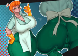 1girls ass big_ass big_breasts breasts cameltoe dexter's_laboratory dexter's_mom female female_only huge_ass huge_breasts lipstick mature_female milf mother orange_hair pokko_(artist) short_hair solo thick_thighs voluptuous wide_hips rating:Questionable score:146 user:Cursedcrow